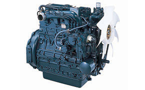 50 LE-es vízhűtéses, négyhengeres KUBOTA V2203 motor , Ágaprító, Ágaprítók, mobil aprító, ágapírtó, Saelen, Zofield, fa, komposztálás, komposztáló, parkrendezés, parkfentartás